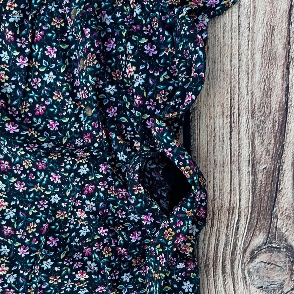 Tea Collection Floral Kids Dress - Multicolor